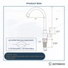 Stainless Steel Cold Water Kitchen Sink Faucet Brushed Nickel Bathroom