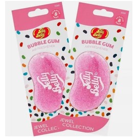 3DJelly- Bely Air Freshener Hanging, Bubblegum, Set of 2