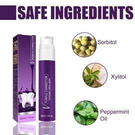 Dyceittdia 3 x toothpaste, purple toothpaste, V34 purple toothpaste, toothpaste for removing stains, cleaning teeth, 3 x 50 ml, toothpastes1