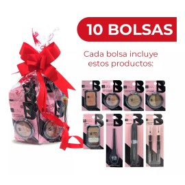 Beauty Benefits Regalos Para Mamá Envuelto Con Moño 10 Kits De 8pzs