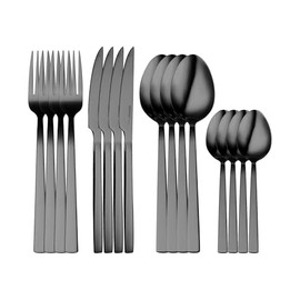 BERGNER Sofia BG - 16 Piece Stainless Steel Cutlery Set - Includes 4 Knives, 4 Forks, 4 Spoons, 4 Spoons - in Silver Colour