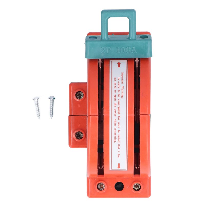 100A 2 Pole Double Throw Knife Switch Electrical Disconnect Knife
