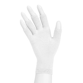 Juzo 20-30 mmHg Soft Seamless Gauntlet, Left White, XL