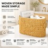 Bathroom Storage Set - Toilet Paper Storage Basket - Aluminum