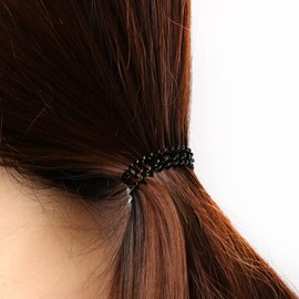 Elastic Hair Bands For Girls Headwear Black Ponytail Holder Rubber Bands Women Hair Accessories