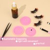 100Pcs False Lash Glue Holder Disposable Eyelash Tray Eyelashes Glue