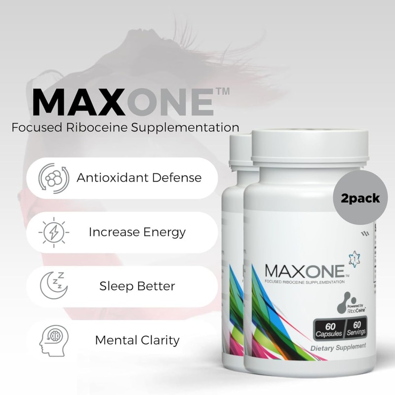 Max One, Focused Riboceine Supplementation, 60 Vegetable Capsules, 30 Servings