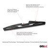 OMAC Rear Wiper Blade Backlite Window Rear Windshield Windscreen Wiper