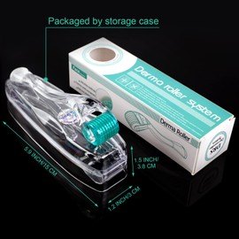 Best Derma Roller 192 Needles Master Micro Needle System Skin Anti-Ageing Acne Stretch Marks Cellulite Skin Reduce Hair loss … (192-1.0mm)