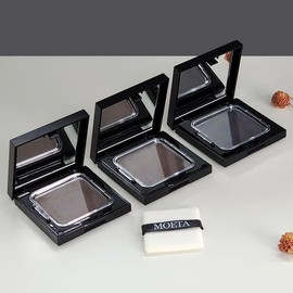 Moeta 모에타 헤어쉐도우 흑채12g (사각케이스) 섀도우 새치커버 [갈색] Moeta Hair Shadow Black Powder 12g (Square Case) Shadow Grey Hair Cover [Brown]