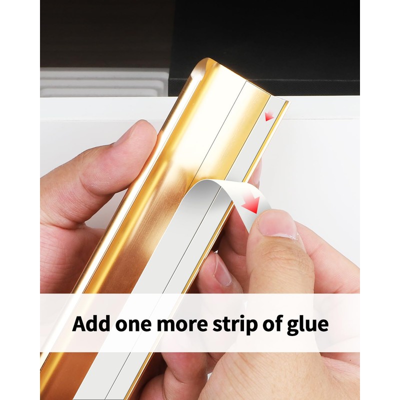 BaiNong 5 Pack 6 inch self Adhesive Cabinet pulls Adhesive