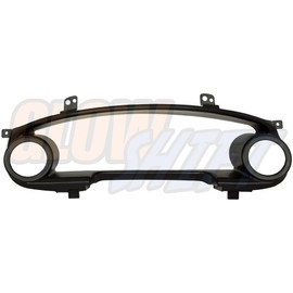 GlowShift Black Dual Cluster Gauge Pod for 1994-1999 Dodge Neon - ABS Plastic - Mounts (2) 2-1/16" (52mm) Gauges to Vehicle's Cluster Bezel