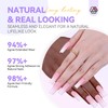 Saviland Press On Gel Nail Tips French Colour False Nail
