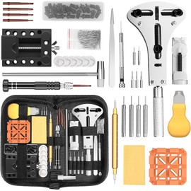 BREEZEE Kit de Herramientas para Reparación de Reloj, Set Completo de Herramientas de Precisión para Diferentes Dispositivos, Diseño y Calidad Premium, Reparacion de Reloj y Punta Magnetica Incluida