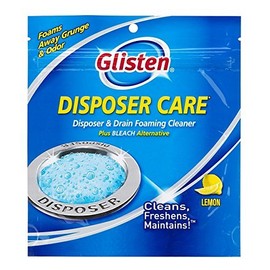 Glisten DP06N-PB Disposer Care Foaming Garbage Disposer Cleaner-4.9 Ounces (48 Uses)-Powerful Disposal Cleanser for Complete Cleaning of Entire Disposer New Jumbo Size Value Pack 48 Packets Total