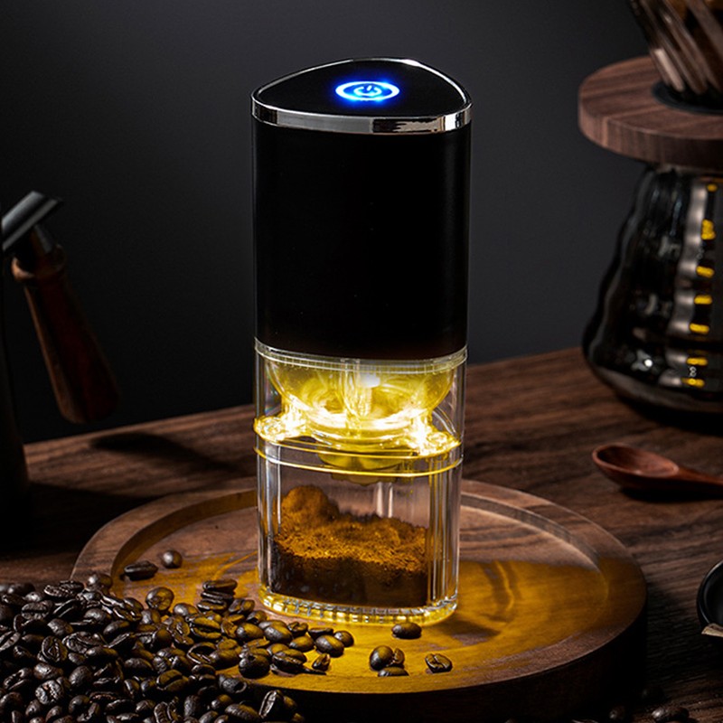 Portable Electric Coffee Grinder 13W 155ml Automatic Enhanced Flavor Rechargeable