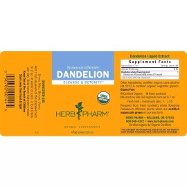 Herb Pharm Dandelion Cleanse &amp; Detoxify, 4 Fluid Ounces