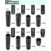 Spline Lug Nut Socket Set 8-Piece for Easy Removal of