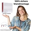 foto-kontor Wall Mount Compatible with AVM FRITZBox 6690/6591 Modem Sturdy