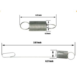 YIBOCO 699056 790849 Air Blade Throttle Spring and Governor Spring, Fits for BS Engine Toro Craftsman Troy Bilt Lawn Mower, Carburetor Spring