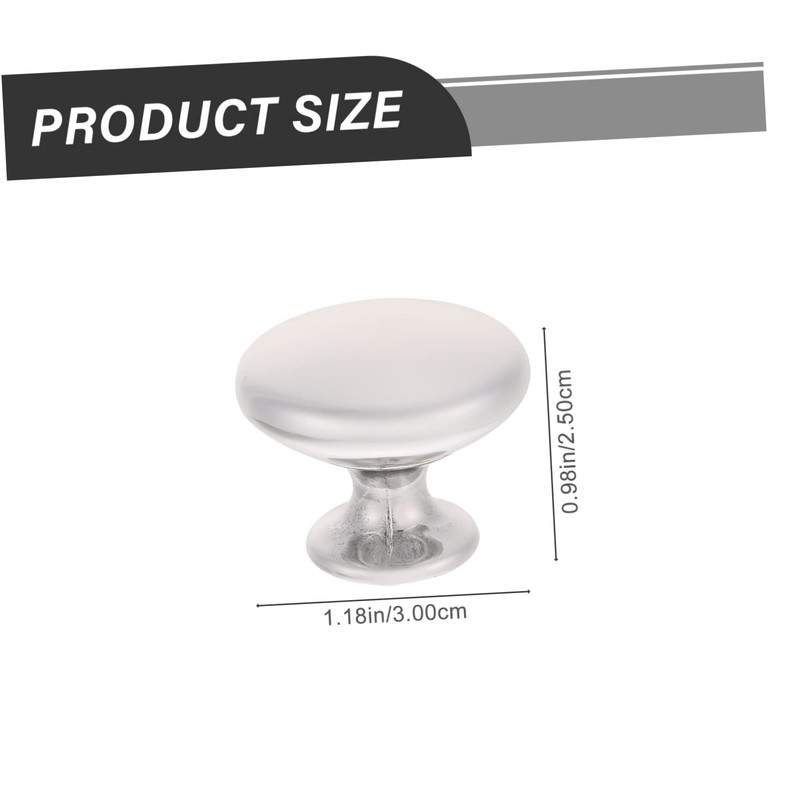 OSALADI Stylish 30pcs Brushed Metal Knobs Replacement Handles for Cabinet