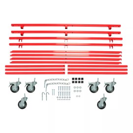 Unbranded Pickup Bed Dolly Removable Fold Large Auto Body Truck Bed Cart Holds up