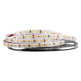 iluminize LED Light Strip White Dim2Warm: 168 LEDs per Metre, 3000K-1900K with RA90, SDCM2, IPNano, 24V, 9.4W/m, 10mm Width, 5m Roll