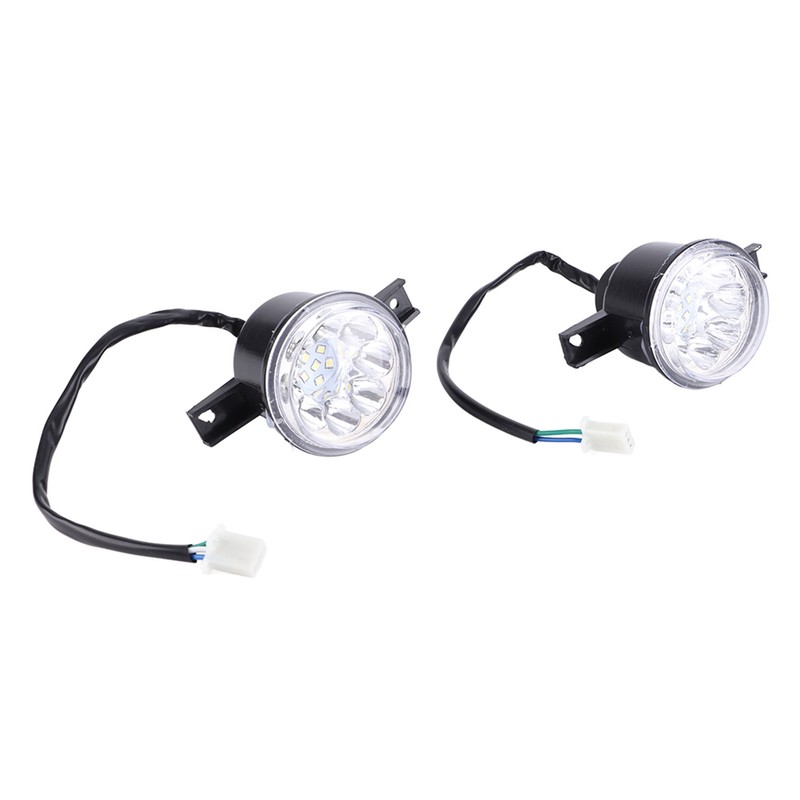 2pcs 12V LED Left Right HeadLight Lamp Fit for Bull