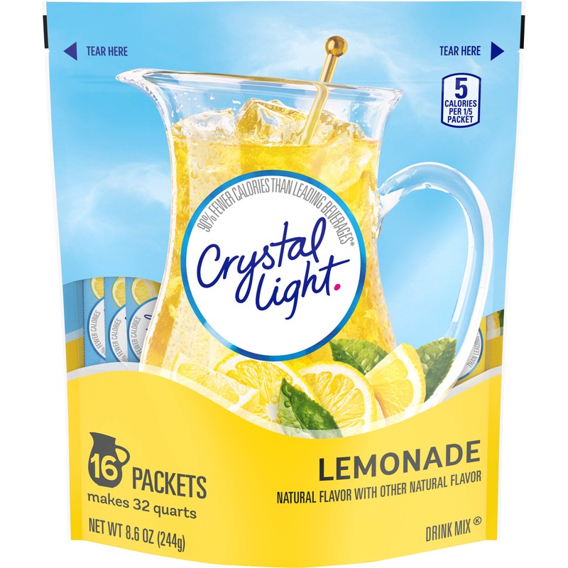 Crystal Light Lemonade Drink Mix - 8.6 oz - 16