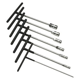 Pit Posse PP2655 7 Piece Metric T-Handle Set with Dipped Handles