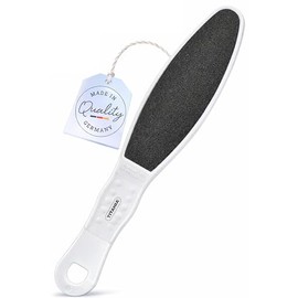 TITANIA Callus Remover for Feet - Effective Foot Care File Against Calluses and Rough Skin, Double-Sided, Ergonomic Callus File with Coarse and Fine Grating Surface, Made in Germany
