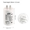 uxcell CBB60 Run Capacitor 30uF 450V AC Double Insert 50/60Hz