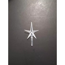 Ceramic Christmas Tree Star Medium Clear Star For Ceramic Christmas tree