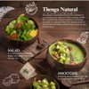 Thenga Artisan Jumbo Coconut Bowl, 900 ML, 1 Bowl, Spoon