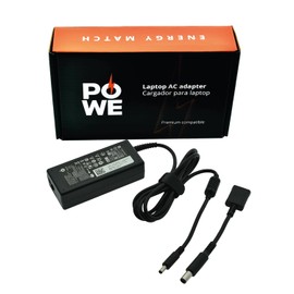 PO WE - Cargador 65 W 45 W para DELL-Inspiron 15-3000 15-5000 15-7000 11-3000 13-5000 13-7000 17-5000 XPS 13 Series 5559 555 575 758 Incluye Cable de Fuente de alimentación