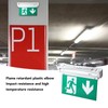 Exit Sign LED Battery Powered Emergency Safety Facilities Acrylic ABS