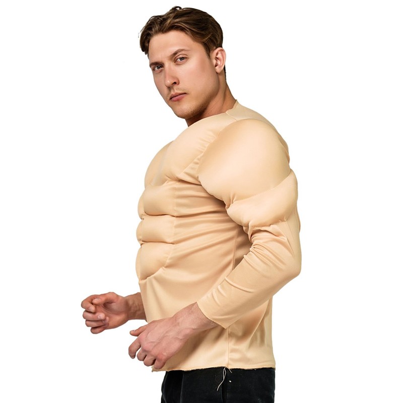 DSplay Adult Muscle Shirt Costumes for Men
