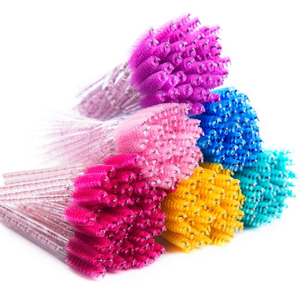 Farsa Life Mascara Wands 300 Pcs Disposable Glittered Eyebrow Brush