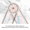5Pcs Finger Small Joint Goniometer Clear Scale Transparent PVC Finger