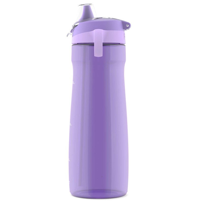 Pogo BPA-Free Tritan Plastic Water Bottle with Soft Straw, 32