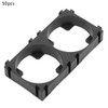 50pcs Double Cell 26650 Lithium Battery Bracket 56.5*29*8.7mm Battery Pack