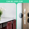 3.15" Round Door Stopper Wall Protector (5 PCS Black) Wall