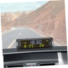 ULTECHNOVO On-Board Timetable Digital Thermometer Time Clock Vehicle Dashboard Clock