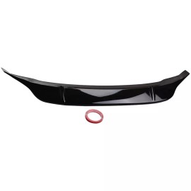 Unbranded FOR 2020-2025 NISSAN SENTRA R STYLE GLOSS BLACK HIGH KICK DUCKBILL TRUNK SPOILER