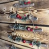 Heaven Sends Wooden Rustic Ladder Christmas Tree Shaped Home Decoration
