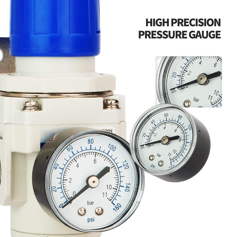 BLCH 3/8 Inch BSP Air Pressure Regulator - Air Regulator