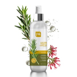 Pili Natural Hair Tonic for men and women. Revitalize, repair, Boost Volume, and Add Shine. Infused with Panthenol, Rosemary, Quinine, Arnica, and Calendula Extracts. Daily Use. 8.4 fl.oz