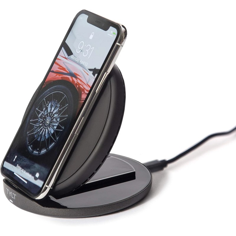 Tylt Crest 15W Wireless Charging Convertible Stand