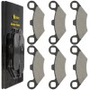 Caltric Brake Pads for Polaris Predator 500 2003 2004 2005