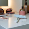 50 Pcs White Mini Plastic Tweezers Contact Lens Clip Beauty